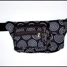 Hüfttasche schwarz Fairtrade